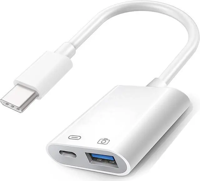 Main image of Micro USB OTG Power Adapter 2 in 1 Micro USB Male to USB 2.0 Female 90 Degree Right Angled Connector Adapter