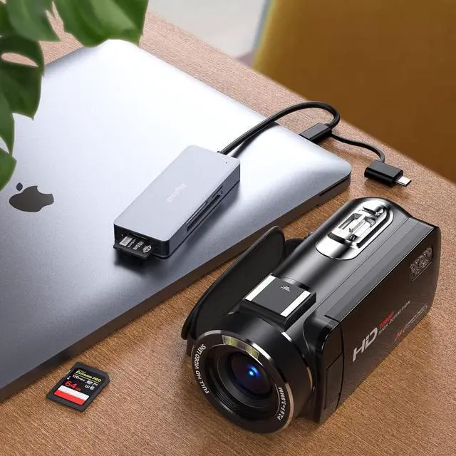 Alt view image 3 of 7 - USB C USB3.0 SD Card Reader 5in1 Multi Card Reader for SD/TF/CF/Micro SD/MS/M2 Drive Free for iPhone 15 pro max/Windows/Mac/Linux/Android (USB3.0 and Type-C)