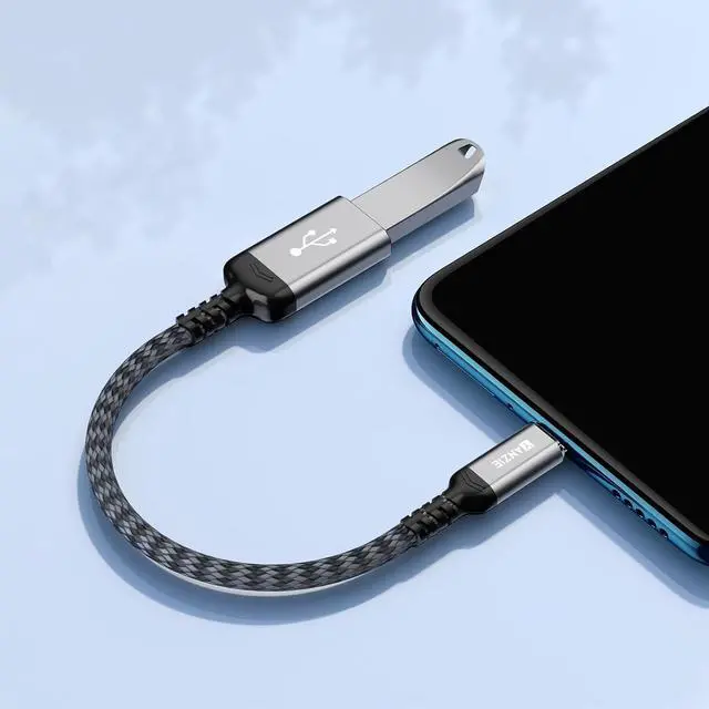 Alt view image 5 of 6 - 2-Pack USB-C Female to USB-A Female Adapter - Compatible with iPhone 15 Pro/Max MacBook Pro/Air iPad Pro Google Pixel  Galaxy