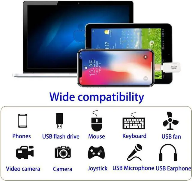 Alt view image 4 of 6 - USB C to USB Adapter in Metal(4 Packs) USB Female to USB C Male OTG Adapter Compatible with MacBook Pro  Galaxy Type-C Phones Laptops Tablets (1 Black 1 Silver 1 Blue and 1 Gold)