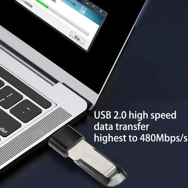 Alt view image 5 of 6 - USB C to USB Adapter in Metal(4 Packs) USB Female to USB C Male OTG Adapter Compatible with MacBook Pro  Galaxy Type-C Phones Laptops Tablets (1 Black 1 Silver 1 Blue and 1 Gold)