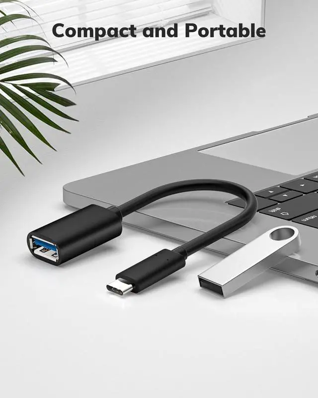 Alt view image 3 of 7 - USB C to USB Adapter 5 Pack USB Type C Male to USB Female OTG Cable Adapter for iPhone 15 Pro Max iPad MacBook Pro/Air 2023 2022 M1 M2 Galaxy S23 S22 Note 10