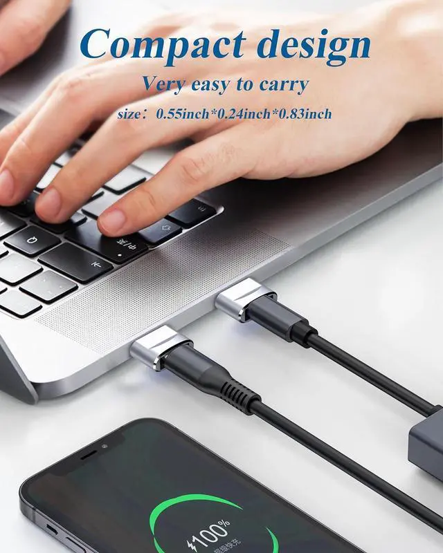 Alt view image 2 of 7 - USB to USB C Adapter 4 Pack USB C Female to A Male Charger Type C Converter for Apple Watch Ultra iWatch 7 8 SE iPhone 14 13 12 15 Pro Plus Max Mini AirPods iPad Air Samsung Galaxy S23 S22