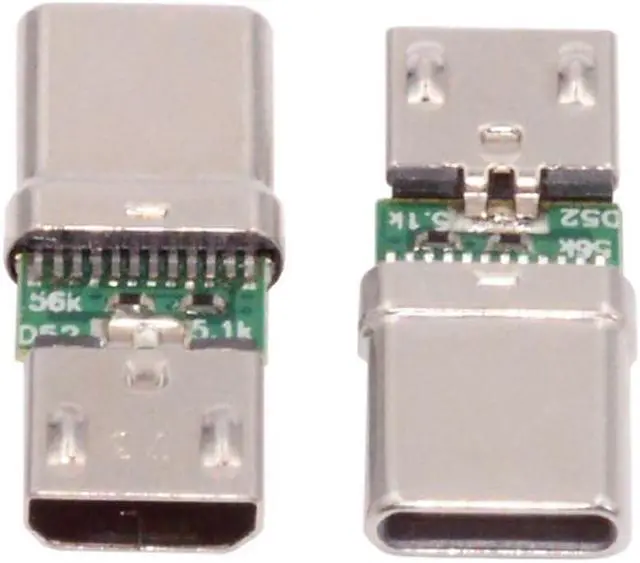Alt view image 7 of 7 - 5 Pack Micro USB OTG Adapter Micro USB Female to USB C Male Mini Size Connector Adapter