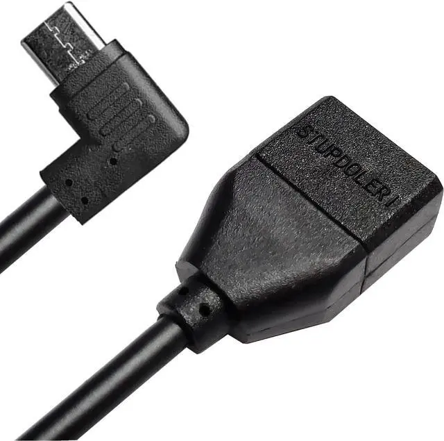 Alt view image 5 of 7 - 2 Articles USB C to USB Adapter Type C OTG Cable USB 2.0 Type C (USB-C) Male to USB Type A Female OTG Adapter Cable - 25CM (90 Degree USB C to A Up/Down) (OTGCMLE)
