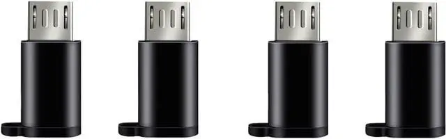Main image of 4 Pcs USB C to Micro USB Adapter Type C Female to Micro-USB Male Convert Connector Replacement for Samsung A10s A03 A03 Core S7 S6 Edge Galaxy J3 J7 Charging Data Sync Cell Phone OTG Adapters