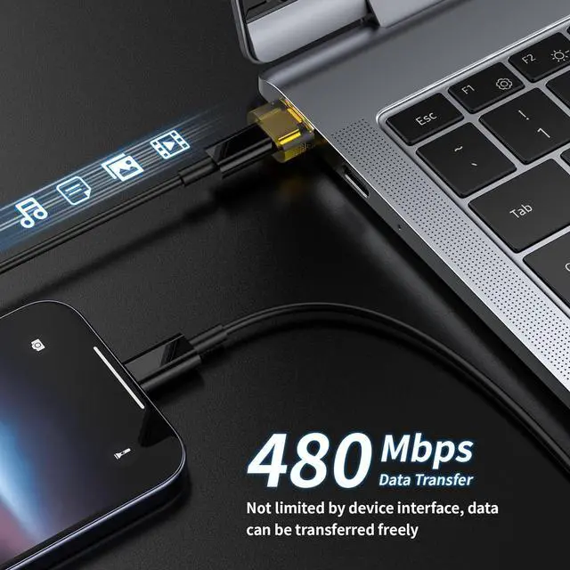 Alt view image 5 of 7 - 5 Pack USB A to USB C Adapter A Male to Type C Female Charger Converter Compatible with Apple Watch iPhone 15 14 13 12 Pro Max Plus iPad 9 10 Air 5 Mini 6 Car Samsung Galaxy S23 S24 (Yellow)