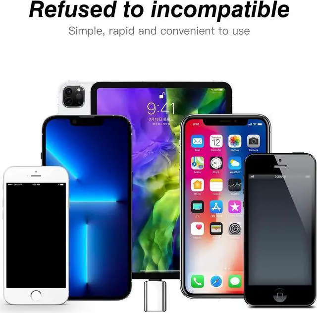 Alt view image 7 of 7 - iPhone OTG Adapter Lightning Male to USB Female Data Sync Compatible with  13 12 11 Pro Max Mini Xr X Xs 8 7 Se Plus IPad Air Camera Card Reader Flash Drive Mouse Keyboard Hub MIDI Thunderbolt