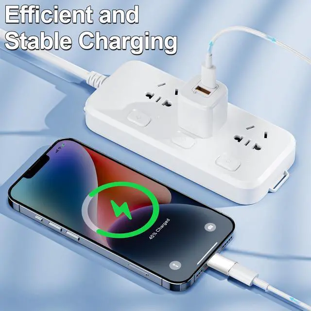 Alt view image 5 of 6 - ?????????? ???????????????? USB C to Lightning Adapter Support Audio/OTG Fast Charging&Data Transfer for iPhone 14 13 12 Pro Max/iPad Air/Airpods Nintendo Switch Headphones iOS iPhone 14 Accessories