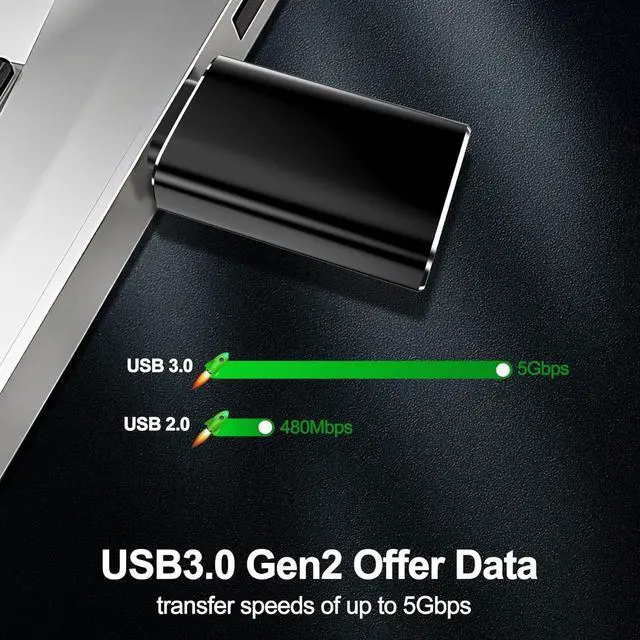 Alt view image 3 of 6 - 4 Pack USB to USB C Adapter & USB C to USB Adapter [2*Type C Female to A Male Charger]&[2*USB C Male to USB 3.0 Female] OTG Converter Rack Adapters for iPhone 15 14 13 Apple Watch Ultra 9 Samsung S24