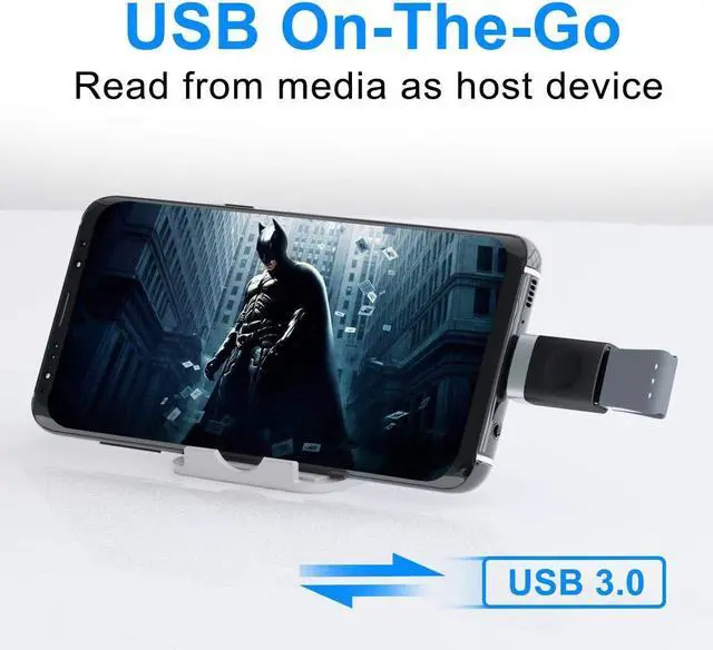 Alt view image 3 of 7 - USB C Male to USB 3.0 Female Adapter 3Pack USBC to USB Adapter MacBook Pro Air Thunderbolt 4 to USB A OTG Converter for Flash Thumb Drive iPad Microsoft Surface Go Mouse Apple iPhone 16 15