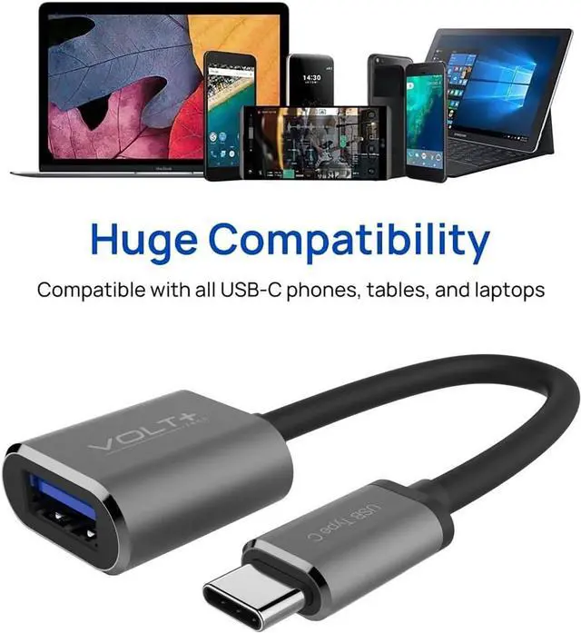 Alt view image 5 of 7 - PRO OTG USB 3.0 Compatible with Samsung Galaxy A15 5G USB-C Adapter True 5Gbps Transfer on Many Devices Backup Drives Gamepads Backup Keyboard Mice Saves & More