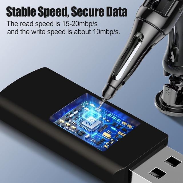 Alt view image 2 of 7 - 8GB USB Flash Drive Bulk Thumb Drives 50 Pack with Lanyards USB 2.0 Jump Drive 8GB Memory Sticks Zip Drive Pen Drive for Storage and Backup Black 50PCS 8GB