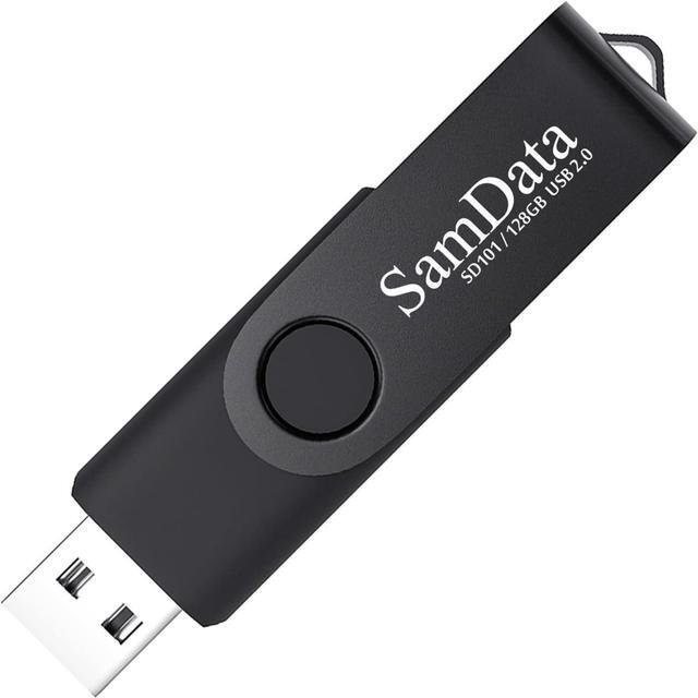 Alt view image 2 of 6 - 128GB USB Flash Drives 2 Pack 128GB Thumb Drives Memory Stick Jump Drive with LED Light for Storage and Backup (2 Pack Black)