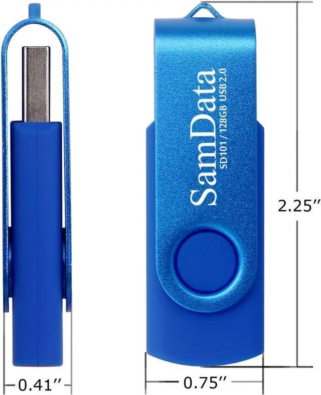 Alt view image 6 of 7 - 128GB USB Flash Drives 4 Pack 128GB Thumb Drives Memory Stick Jump Drive with LED Light for Storage and Backup (4 Colors: Black Blue Green Purple)