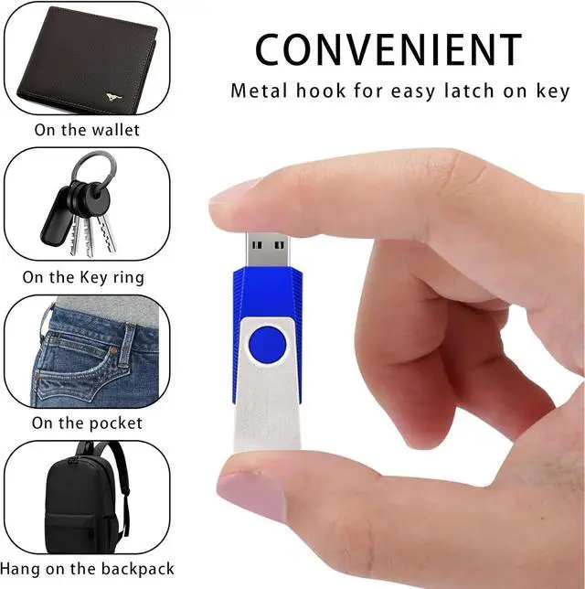 Alt view image 6 of 7 - 10pcs 64GB USB Flash Drives USB2.0 Thumb Drive USB Sticks USB Photo Stick 64GB Flash Drive USB 2.0