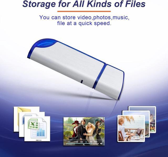 Alt view image 3 of 7 - 32GB FAT32 Format USB 2.0 Flash Drives USB Memory Stick for Game Capture Card/Cassette Player/Computer/Laptop/External Data Storage with Indicative Light