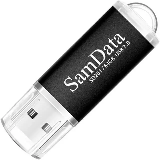 Alt view image 3 of 7 - 3 Pack 64GB USB Flash Drives USB 2.0 Thumb Drives Memory Stick Jump Drive Zip Drive 3 Colors: Green Black Blue