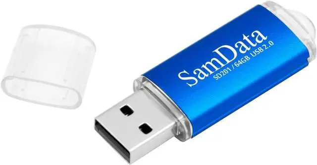 Alt view image 4 of 7 - 3 Pack 64GB USB Flash Drives USB 2.0 Thumb Drives Memory Stick Jump Drive Zip Drive 3 Colors: Green Black Blue