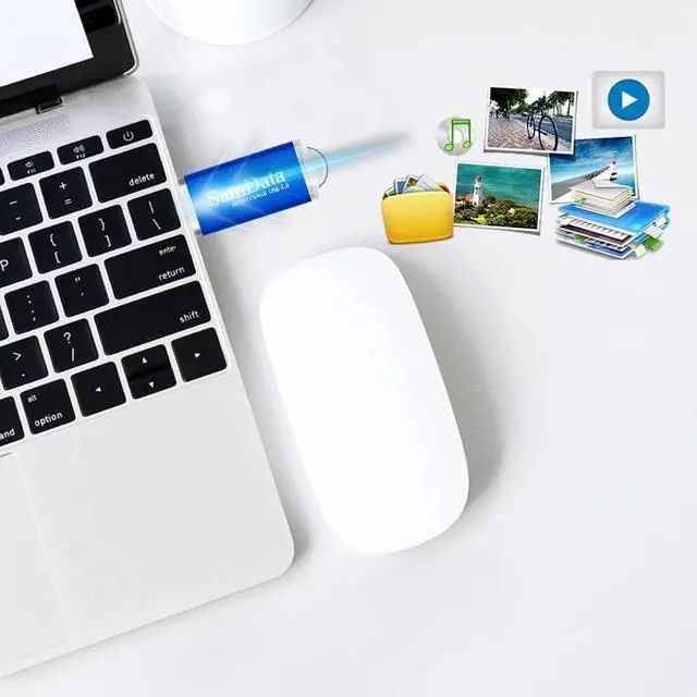Alt view image 7 of 7 - 3 Pack 64GB USB Flash Drives USB 2.0 Thumb Drives Memory Stick Jump Drive Zip Drive 3 Colors: Green Black Blue