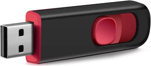 Main image of 64GB USB Flash Drive USB 2.0 Memory Stick Thumb Drive Pen Drives Jump Drive for Data Storage Black/Red