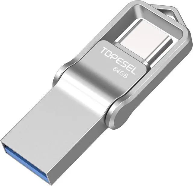 Main image of 64GB USB C Flash Drive Dual USB 3.0 Flash Drive USB A & Type C Thumb Drive UDP-Tech Waterproof Type C Flash Drive Portable USB C OTG Flash Drive for Computer Mac Smartphone Tablet