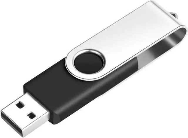 Alt view image 5 of 7 - 3PCS 1GB USB Flash Drive USB 2.0 Drive Swivel USB Stick Memory Stick Metal Pen Drive (Black)