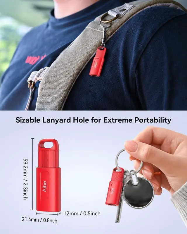 Alt view image 5 of 7 - 128GB USB Flash Drive 2 Pack 128GB Flash Drives Thumb Drive USB 2.0 Memory Stick Zip Drive Jump Drive 128GB USB Drive with Keychain (128GB Black and Red)