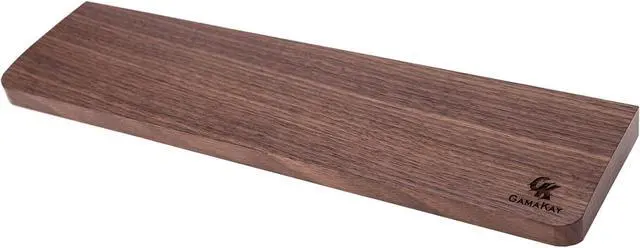 Main image of Wooden Wrist Rest Pad 12.8 Compact Ergonomic Walnut Wood Hand Wrist Rest for 60% 75% Mechanical Keyboard Non-Slip Palm Pad for Comfortable Typing and Playing (for 75%)