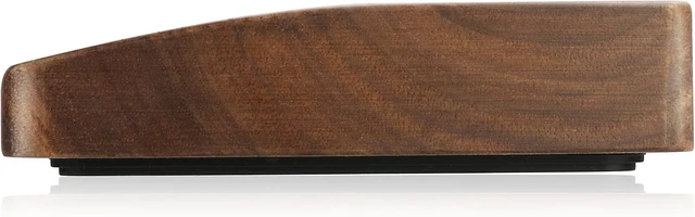 Alt view image 5 of 6 - Wooden Wrist Rest 17.3-inch Length and 20mm Thickness for Full-Sized Keyboard Palm Rest Ergonomic Design for Mechanical Gaming Keyboard Wipe Clean (Fullsize-440mm Walnut Wood)