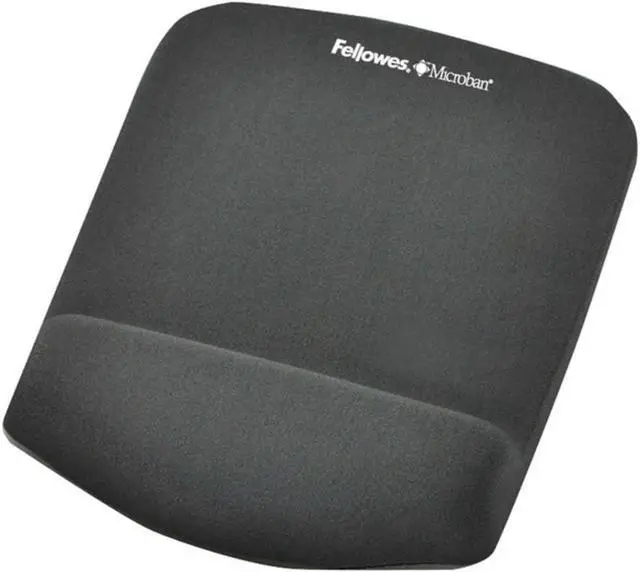 Main image of PlushTouch Foam Mouse Pad Wrist Support with MICROBAN - Graphite (9252201)
