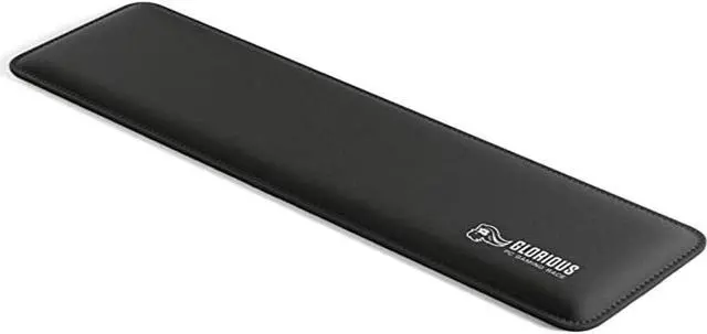 Alt view image 4 of 7 - Glorious Gaming Wrist Pad/Rest - Slim TENKEYLESS - Black - Mechanical Keyboards Stitched Edges Ergonomic | 14x4 inches | 0.7in/17mm Thick (GSW-87) Slim TENKEYLESS (Black)