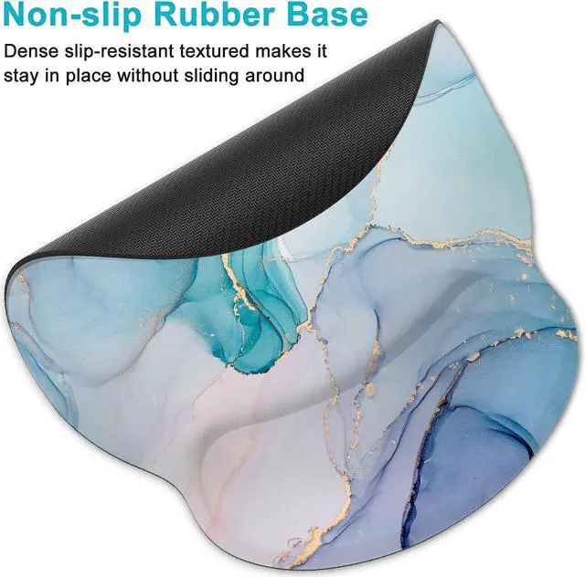Alt view image 5 of 7 - Keyboard Wrist Rest and Mouse Pad with Wrist Support Ergonomic Memory Foam Mouse Pad for Gaming and Office Pain Relief Mouse Pad and Wrist Support Set