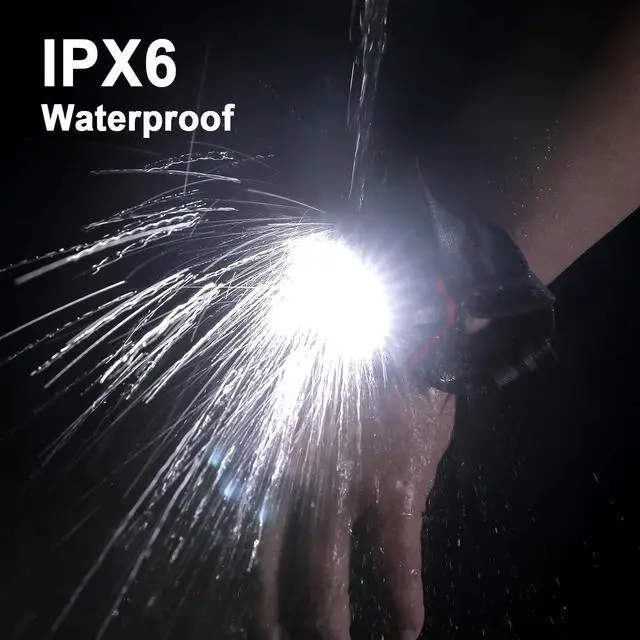 Alt view image 6 of 7 - HM1 IPX6 Waterproof Rechargeable Headlamp with Motion Sensor 70 Hours Long Battery Life Full Charge in 2.5 Hours 440 Lumens Consistent Output Shock and Drop Resistant