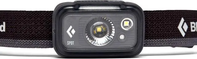 Alt view image 3 of 5 - Black Diamond Spot 350 LED Headlamp Waterproof and Dimmable Battery Powered Headlamp for Camping Hiking Running Work with Red Light Headlamp Mode Graphite