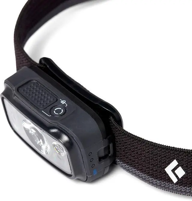 Alt view image 4 of 5 - Black Diamond Spot 350 LED Headlamp Waterproof and Dimmable Battery Powered Headlamp for Camping Hiking Running Work with Red Light Headlamp Mode Graphite