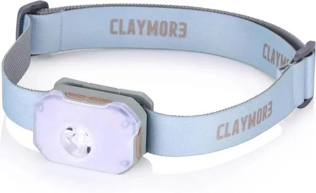 Main image of Heady2 (Mint Gray) - Rechargeable LED Headlamp Flashlight Lightweight for Camping Running Hiking Emergency & Industrial Use. USB-C Charging Up to 40 Hours Battery Life Waterproof.