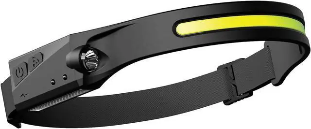 Main image of USB Rechargeable LED Headlamp | IPX4 Waterproof Head Lamp | Head Light Flashlight for Camping Hiking Running Mechanic Work Home Repairs Power Outage Fishing Cycling and Anything Outdoors.