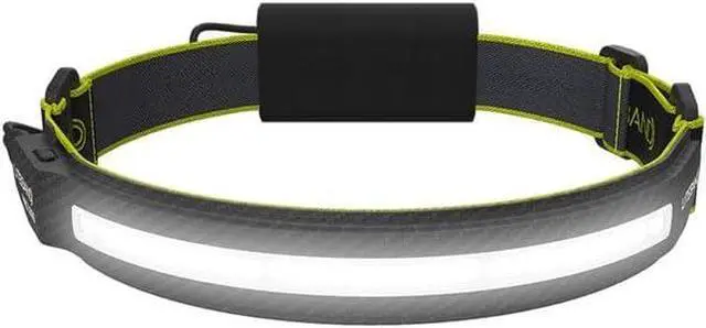 Alt view image 2 of 6 - Rechargeable LED Headlamp -1000 Lumens Super Bright Head Lamp, Battery Powered Tactical Headlamps, Camping, Running, Hard Hat Light, Best Rated Hands Free Forehead Flashlight, Carbon