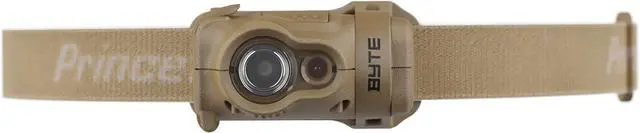 Alt view image 4 of 4 - Byte Multi-Mode Multi-Beam IPX4 Water Resistant LED Tactical Headlamp with 200 Lumens Essential Outdoor Accessory for Hiking Backpacking Camping Running and Safety Preparedness Tan