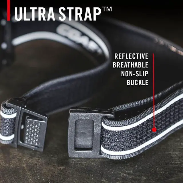 Alt view image 6 of 7 - FLX40R 800 Lumen Built-in Rechargeable Battery LED Headlamp with Twist Focus Lens Ultra Strap