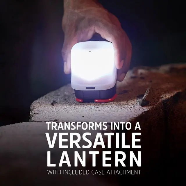 Alt view image 3 of 7 - Energizer Vision HD+ LED Headlamp and Lantern Case, Water Resistant Bright Headlamp with Hanging Lantern Case, Outdoors and Camping Light, Batteries Included