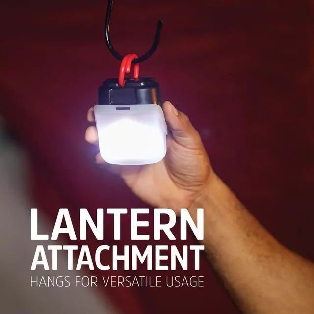 Alt view image 4 of 7 - Energizer Vision HD+ LED Headlamp and Lantern Case, Water Resistant Bright Headlamp with Hanging Lantern Case, Outdoors and Camping Light, Batteries Included