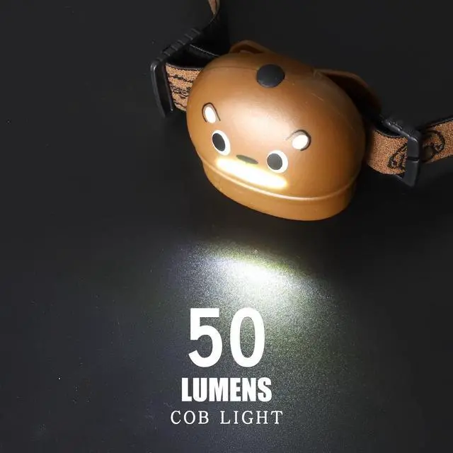 Alt view image 6 of 7 - 4 Pack Kids Headlamp Stocking Stuffers for Kids Christmas Gift for Girls Boys Animals Head Lamp for Camping Running Batteries Included