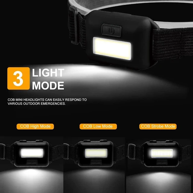Alt view image 2 of 7 - 8 Pack Led Headlamp for Adults and Kids