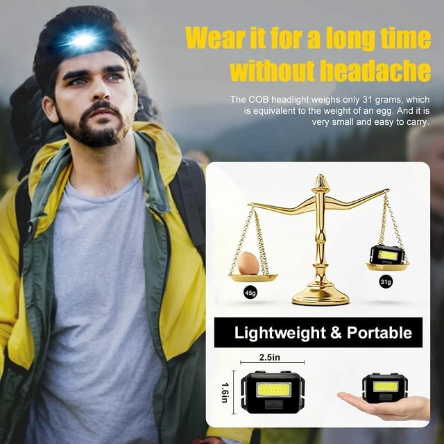 Alt view image 4 of 7 - 8 Pack Led Headlamp for Adults and Kids