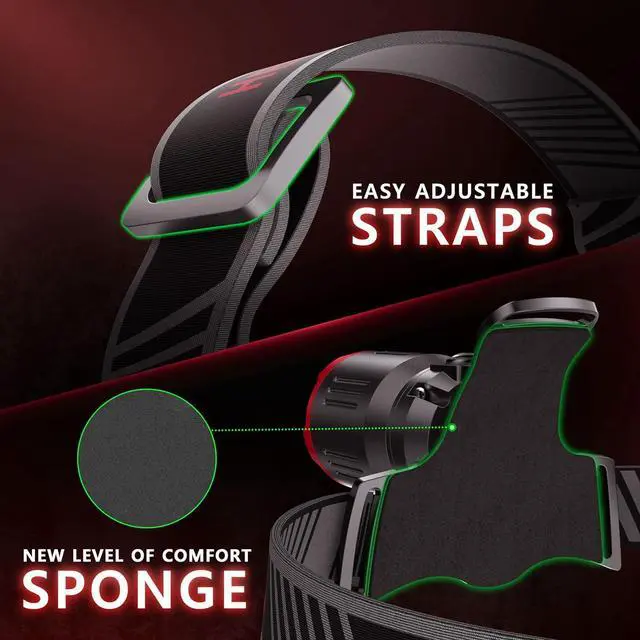 Alt view image 2 of 7 - Led Headlamp Rechargeable 9000 LM Super Bright with 5 Modes Waterproof USB Rechargeable Head lamp 60 Hour Battery Stanby Headlight with Power Display 120° Adjustable Zoomable for Outdoor Camping