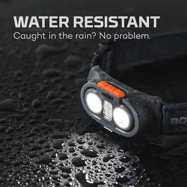 Alt view image 4 of 4 - Einstein 750 Lumen Outdoor Compact Easy Tilt Camping Headlamp with Red Light and Turbo Modes Includes 4 AAA Batteries and Adjustable Strap