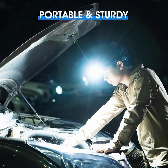 Alt view image 4 of 6 - E7 Adjustable Headlamp Bracket Black Headlamp Strap LED Headlamp Hand Strap for Rechargeable Headlamp Flashlight Outdoor Tools for Outdoor Activities Camping Hiking Fishing Walking etc.