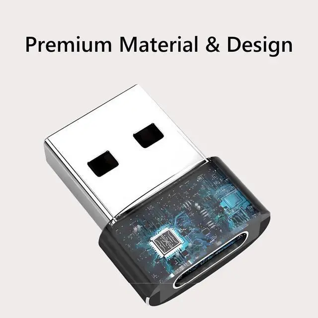 Alt view image 6 of 7 - USB to USB C Adapter USB C Female To USB Male Super Fast Charging and OTG Adapter Converter Compatible with iPhone 15 14 13 12 11 Pro Max Plus iPad Pro Air 5 Mini 6  Galaxy S24/S23/S22 (4 Pack)